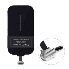 Nillkin Vezeték nélküli töltő adapter, USB Type-C, hosszított, Qi Wireless, Magic Tags, fekete (RS93670)