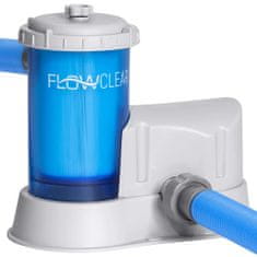 Bestway Flowclear átlátszó papírszűrős vízforgató szivattyú 93350