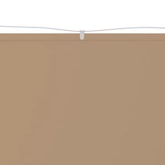 Vidaxl bézs oxford-szövet függőleges napellenző 140x600 cm 148412