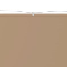 Vidaxl tópszínű oxford-szövet függőleges napellenző 60 x 1000 cm 148400
