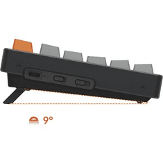 Keychron K10 angol gaming Hot-swap Gateron G Pro Red mechanikus Bluetooth / USB billentyűzet (Aluminium frame) (K10-J1-UK) (K10-J1-UK)