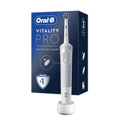BRAUN Oral-B Vitality Pro Felnőtt Forgó-oszcilláló fogkefe Fehér (Oral-B Vitality PRO D103 White)