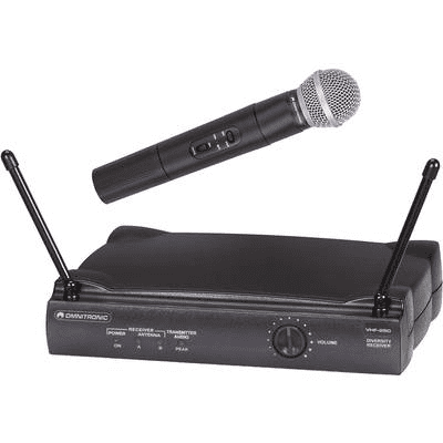 Omnitronic Rádiójel vezérlésű mikrofon készlet, VHF-250 (13073012)