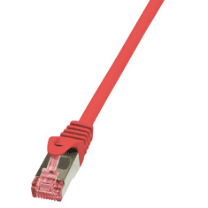 LogiLink S/FTP patch kábel CAT6 0.5m piros (CQ2024S) (CQ2024S)
