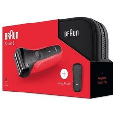 Braun Series 3 300Ts Szitaborítású vágófejes borotva Vágó Fekete, Vörös