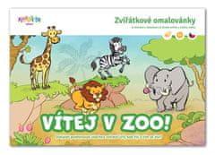 Állati színező lapok / Üdvözöljük az állatkertben!