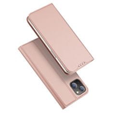 Dux Ducis Skin Pro könyv tok iPhone 15 Plus, rózsaszín