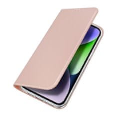 Dux Ducis Skin Pro könyv tok iPhone 15 Plus, rózsaszín