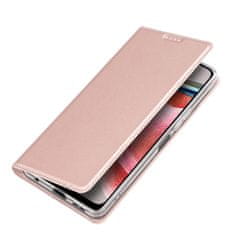 Dux Ducis Skin Pro könyv tok Xiaomi Redmi Note 12, rózsaszín