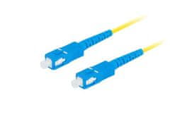Lanberg optikai patch kábel SM SC/UPC-SC/UPC simplex 10m LSZH G657A1 átmérő 3mm, sárga színű