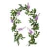 Mesterséges virágcsokor selyem borostyánnal, kültéri és beltéri használatra, lógó növény, 180 cm - Flowervines