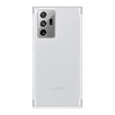 SAMSUNG Galaxy Note 20 Ultra / 20 Ultra 5G SM-N985 / N986, Műanyag hátlap védőtok, Clear Protective, gyári, átlátszó/fehér (RS99052)