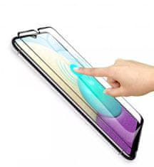 KOMA Edzett üveg teljes borítás a Samsung A13 készülékhez, 3D lekerekítés, keménység 9H