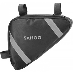 SAHOO Univerzális, kerékpáros / biciklis tartó, táska, vázra szerelhető, vízálló, 12490-SA, fekete (114664)