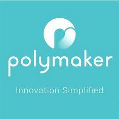 Polymaker 1612140 3D nyomtatószál PolySmooth 2.85 mm Kék 750 g (1612140)