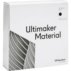 Ultimaker 3D nyomtatószál PC (polikarbonát) 2.85 mm Fekete 750 g (8718836374883)