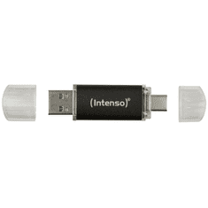Intenso Pen Drive 128GB Twist Line USB 3.2 Gen 1x1 fekete (3539491) (intenso3539491)