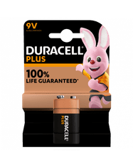 Duracell Plus 9V elem bl/1