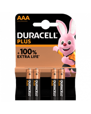 Duracell Plus mikró AAA elem bl/4