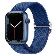 BStrap Elastic Nylon szíj Apple Watch 42/44/45mm, cold blue