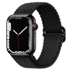 BStrap Elastic Nylon szíj Apple Watch 42/44/45mm, black