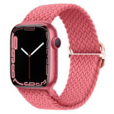 BStrap Elastic Nylon szíj Apple Watch 42/44/45mm, bright pink