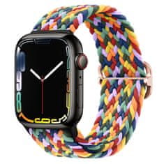 BStrap Elastic Nylon szíj Apple Watch 42/44/45mm, colorful