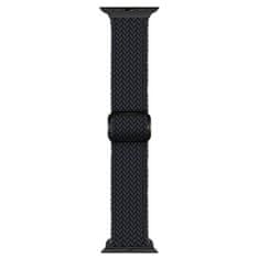 BStrap Elastic Nylon szíj Apple Watch 42/44/45mm, black