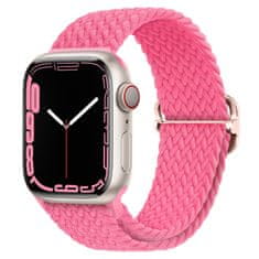 BStrap Elastic Nylon szíj Apple Watch 38/40/41mm, starlight pink