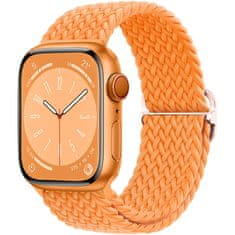 BStrap Elastic Nylon szíj Apple Watch 42/44/45mm, bright orange