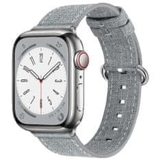 BStrap Denim szíj Apple Watch 42/44/45mm, gray