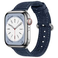 BStrap Denim szíj Apple Watch 42/44/45mm, royal blue