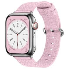 BStrap Denim szíj Apple Watch 42/44/45mm, pink