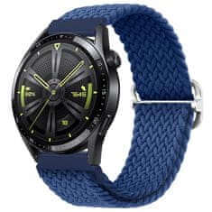 BStrap Elastic Nylon szíj Xiaomi Watch S1 Active, cold blue