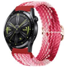 BStrap Elastic Nylon szíj Samsung Galaxy Watch 42mm, strawberry