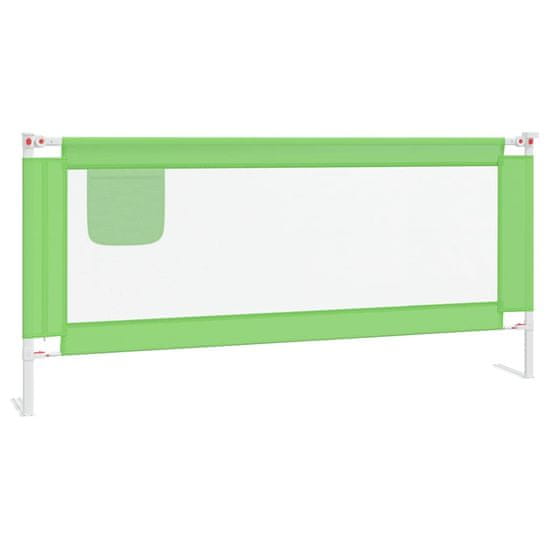Vidaxl zöld szövet biztonsági leesésgátló 200 x 25 cm 10197