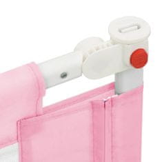 Vidaxl rózsaszín szövet biztonsági leesésgátló 100 x 25 cm 10199
