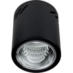LUMILED Felületi mennyezeti lámpa E27 fekete kerek cső APUS 10