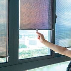 HOME & MARKER® Napellenző árnyékoló roló, tapadókrongos ablak roló, egyszerű belső árnyékolás, 50x125 cm-es ablak árnyékoló | SUNGUARD