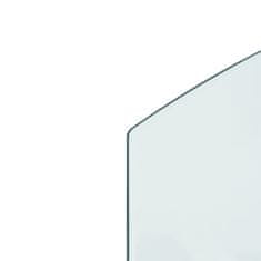 Vidaxl kandalló-üveglap 100 x 60 cm 324148