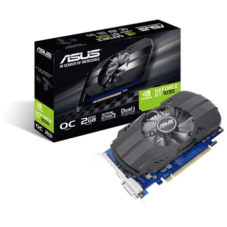 ASUS PH-GT1030-O2G NVIDIA GeForce GT 1030 2 GB GDDR5 (PH-GT1030-O2G)