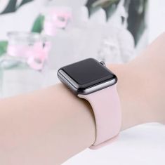 Techsuit Pótszíj Apple Watch 1 42mm/Watch 2 42mm/Watch 3 42mm/Watch 5 44mm/Watch 6 44mm okoskarkötőhöz - Lila