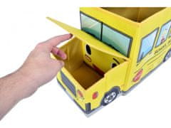 ShopJK Összecsukható zsámoly - játék doboz busz