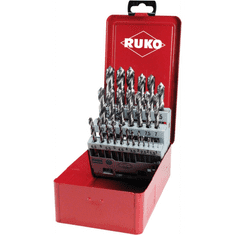 RUKO 214215 HSS-G fém spirálfúró készlet, 25 részes (214215)