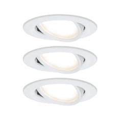 Paulmann Beépíthető lámpa 3 részes készlet LED LED 19.5 W 93485 Nova Fehér (matt) (93485)
