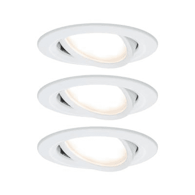 Paulmann Beépíthető lámpa 3 részes készlet LED LED 19.5 W 93485 Nova Fehér (matt) (93485)
