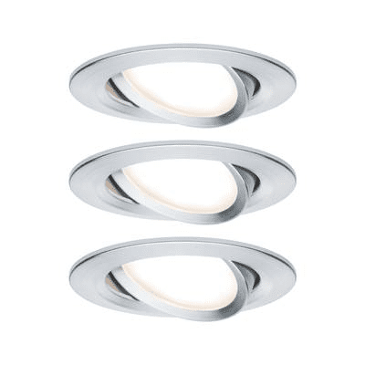 Paulmann Beépíthető lámpa 3 részes készlet LED LED 19.5 W 93451 Nova Alumínium (93451)