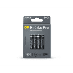 GP ReCyko Pro Professional AAA (HR03) 800mAh akku (4db/csomag) (B22184) (B22184)