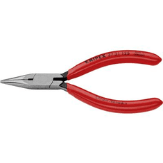 Knipex Markoló fogó finommechanikához 125 mm, lapos, kerek pofa, 37 31 125 (37 31 125)