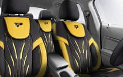 Panda CSC Autó üléshuzat PARS sárga-fekete